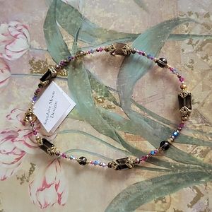 NWT Sapphire Moon Designs Smokey Quartz Necklace